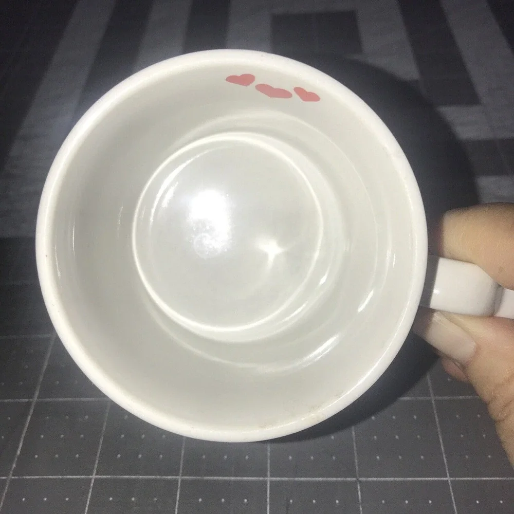 1978 Garfield the Cat Coffee Mug Heart Handle KNOW YOU'RE IN LOVE Phone Enesco‎
